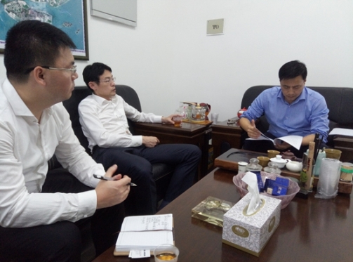 集团党委委员、总会计师杨清榕拜访翔安区推动招商引资